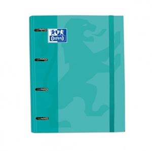 CARPETA ANILLAS OXFORD EBIND OXFCLA A4+ 100H 90 GR CUADRICULA 5MM CB TE MENTA | 8412771025366 | Librería Castillón - Comprar libros online Aragón, Barbastro