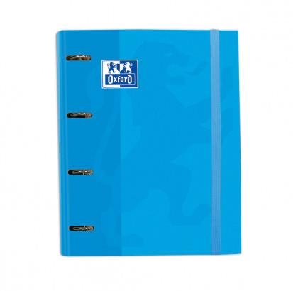 CARPETA ANILLAS OXFORD EBIND OXFCLA A4+ 100H 90 GR CUADRICULA 5MM CB TE TURQUESA | 8412771025489 | Librería Castillón - Comprar libros online Aragón, Barbastro