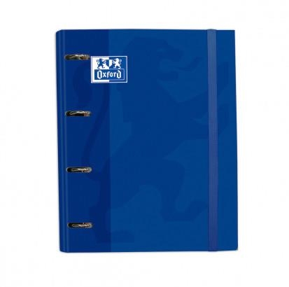 CARPETA ANILLAS OXFORD EBIND OXFCLA A4+ 100H 90 GR CUADRICULA 5MM CB TE AZUL | 8412771025397 | Librería Castillón - Comprar libros online Aragón, Barbastro