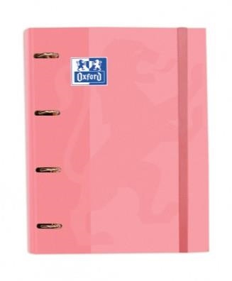 CARPETA ANILLAS OXFORD EBIND OXFCLA A4+ 100H 90 GR CUADRICULA 5MM CB TE ROSA | 8412771025519 | Librería Castillón - Comprar libros online Aragón, Barbastro