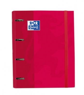 CARPETA ANILLAS OXFORD EBIND OXFCLA A4+ 100H 90 GR CUADRICULA 5MM CB TE ROJO | 8412771025540 | Librería Castillón - Comprar libros online Aragón, Barbastro