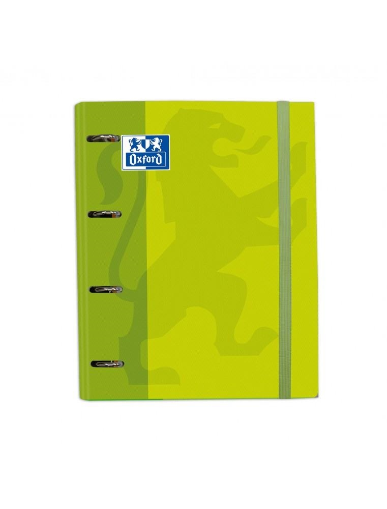 CARPETA ANILLAS OXFORD EBIND OXFCLA A4+ 100H 90 GR CUADRICULA 5MM CB TE KIWI | 8412771025274 | Librería Castillón - Comprar libros online Aragón, Barbastro