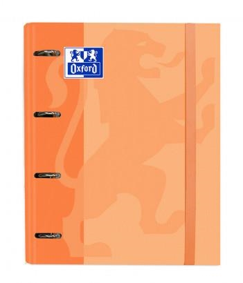 CARPETA ANILLAS OXFORD EBIND OXFCLA A4+ 100H 90 GR CUADRICULA 5MM CB TE MELOCOTON | 8412771031954 | Librería Castillón - Comprar libros online Aragón, Barbastro