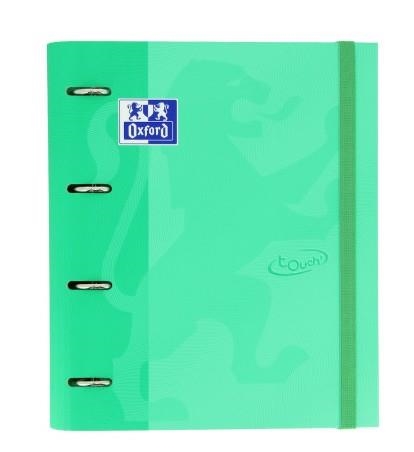 CARPETA ANILLAS OXFORD EBIND OXFCLA A4+ 100H 90 GR CUADRICULA 5MM CB TE MENTA | 8412771033736 | Librería Castillón - Comprar libros online Aragón, Barbastro