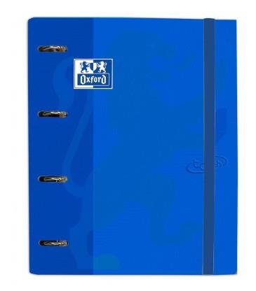 CARPETA ANILLAS OXFORD EBIND OXFCLA A4+ 100H 90 GR CUADRICULA 5MM CB TE AZUL DENIM | 8412771033798 | Librería Castillón - Comprar libros online Aragón, Barbastro