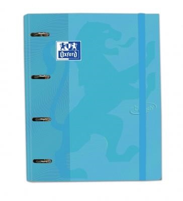 CARPETA ANILLAS OXFORD EBIND OXFCLA A4+ 100H 90 GR CUADRICULA 5MM CB TE AZUL PASTEL | 8412771031398 | Librería Castillón - Comprar libros online Aragón, Barbastro