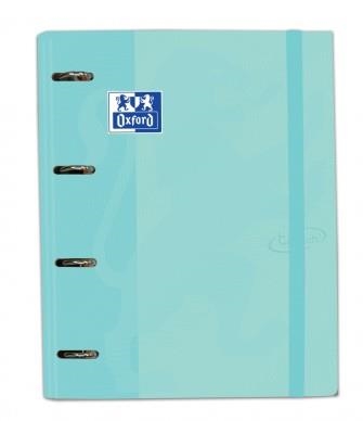 CARPETA ANILLAS OXFORD EBIND OXFCLA A4+ 100H 90 GR CUADRICULA 5MM CB TE ICE MINT PASTEL | 8412771031428 | Librería Castillón - Comprar libros online Aragón, Barbastro