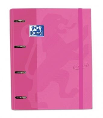 CARPETA ANILLAS OXFORD EBIND OXFCLA A4+ 100H 90 GR CUADRICULA 5MM CB TE FUCSIA PASTEL | 8412771031534 | Librería Castillón - Comprar libros online Aragón, Barbastro