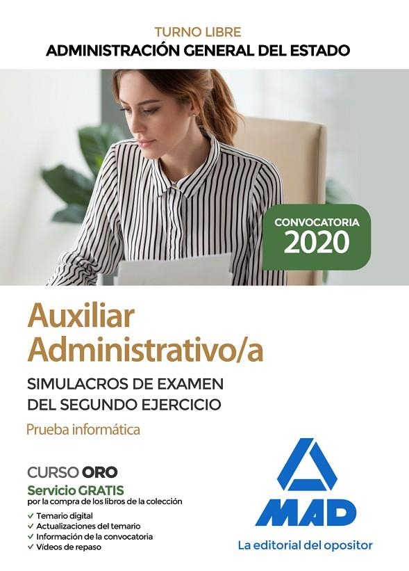 Auxiliar Administrativo de la Administración General del Estado. Simulacros de e | 9788414236857 | No disponible | Librería Castillón - Comprar libros online Aragón, Barbastro