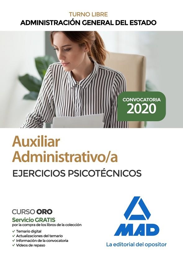 Auxiliar Administrativo de la Administración General del Estado. Ejercicios psic | 9788414236833 | No disponible | Librería Castillón - Comprar libros online Aragón, Barbastro