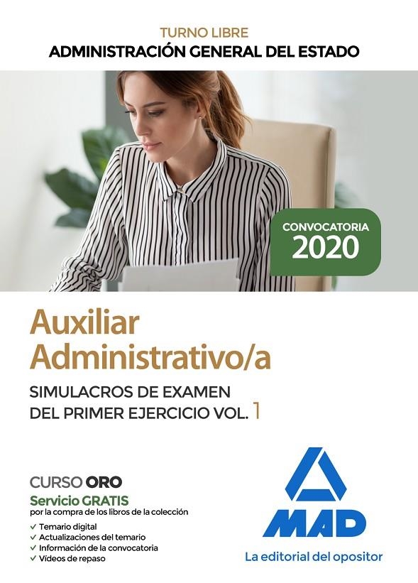 Auxiliar Administrativo de la Administración General del Estado. Simulacros de E | 9788414236840 | No disponible | Librería Castillón - Comprar libros online Aragón, Barbastro