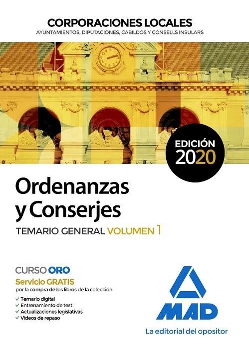 Ordenanzas y Conserjes de Corporaciones Locales. Temario general volumen 1 | 9788414235683 | 7, Editores / Souto Fernández, Rafael Santiago / Torres Fonseca, Teresa | Librería Castillón - Comprar libros online Aragón, Barbastro