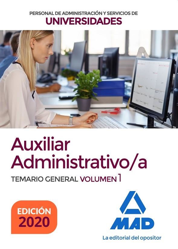 Auxiliar Administrativo de Universidades. Temario General Volumen 1 | 9788414236406 | No disponible | Librería Castillón - Comprar libros online Aragón, Barbastro