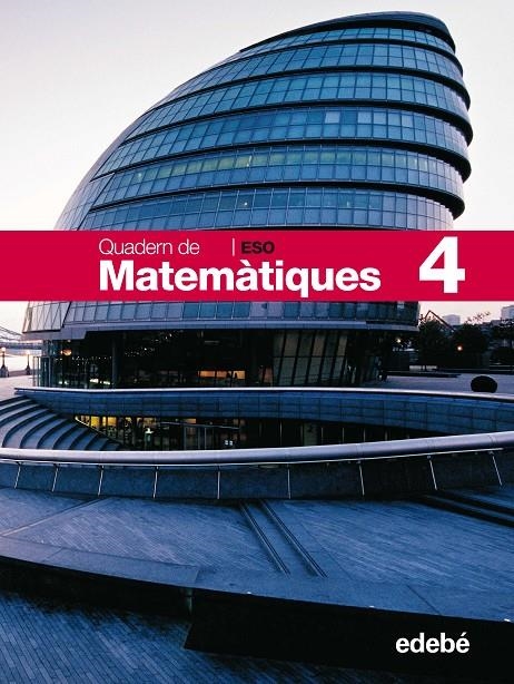 QUAD MATEMATIQUES 4 (CAT) | 9788423691111 | Edebé, Obra Colectiva | Librería Castillón - Comprar libros online Aragón, Barbastro