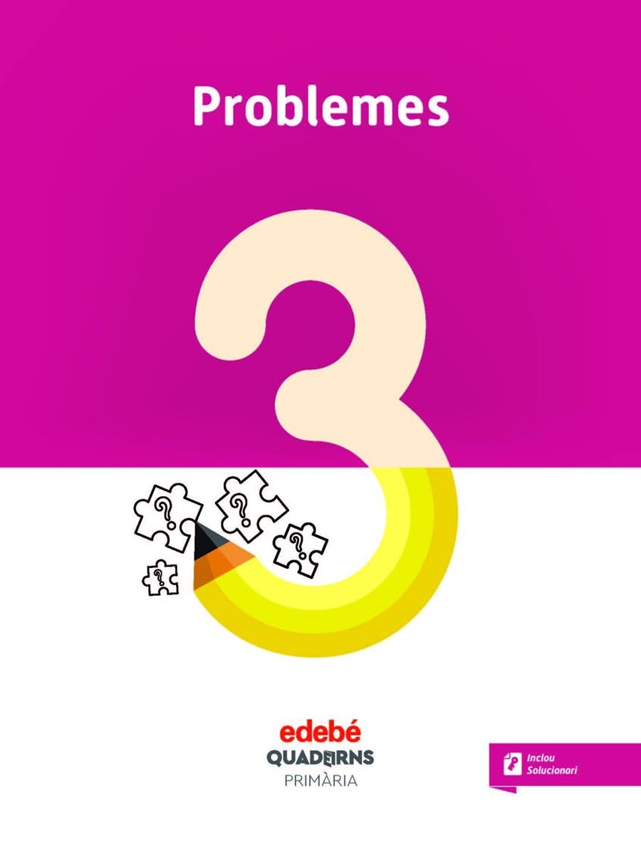 QUAD PROBLEMES 3 (CAT) | 9788468336008 | Edebé, Obra Colectiva | Librería Castillón - Comprar libros online Aragón, Barbastro