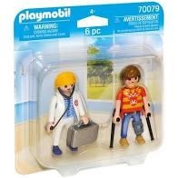 PLAYMOBIL DUO PACK DOCTORA Y PACIENTE 70079 | 4008789700797 | Librería Castillón - Comprar libros online Aragón, Barbastro