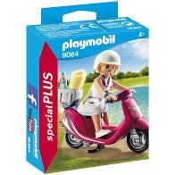 PLAYMOBIL MUJER CON SCOOTER 9084 | 4008789090843 | Librería Castillón - Comprar libros online Aragón, Barbastro