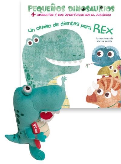 MUÑECO REX+ UN CEPILLO DE DIENTES PARA REX (VVKIDS | 9788468271118 | While Star | Librería Castillón - Comprar libros online Aragón, Barbastro