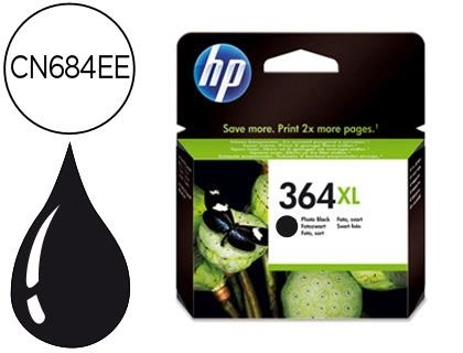 INKJET HP 364 XL NEGRO (550 PAG APROX.) | 885631873663 | Librería Castillón - Comprar libros online Aragón, Barbastro