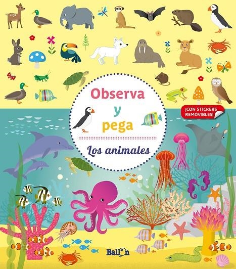 OBSERVA Y PEGA - LOS ANIMALES | 9789403219301 | VV.AA. | Librería Castillón - Comprar libros online Aragón, Barbastro