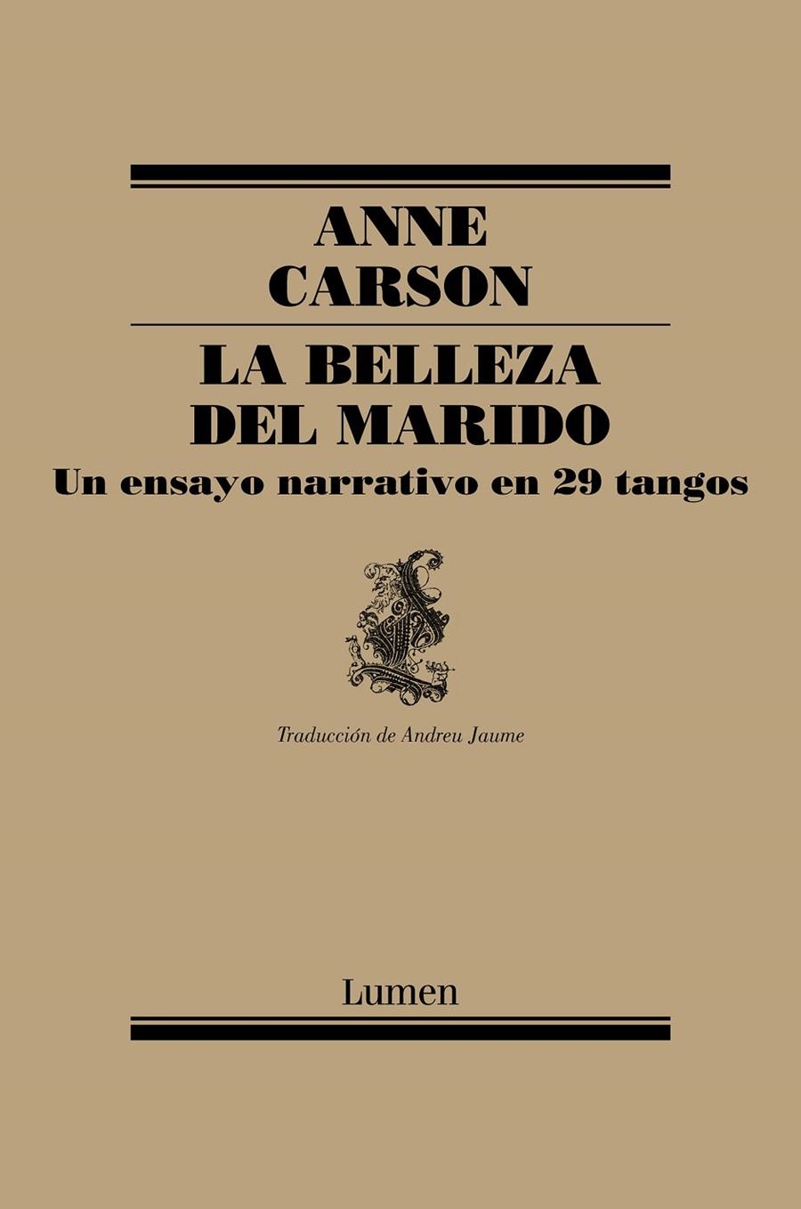 La belleza del marido | 9788426407184 | Anne Carson | Librería Castillón - Comprar libros online Aragón, Barbastro