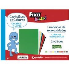 CUADERNO 10 CARTULINAS COLORES SURTIDOS 24 X 32 CM | 8413623027712 | Librería Castillón - Comprar libros online Aragón, Barbastro