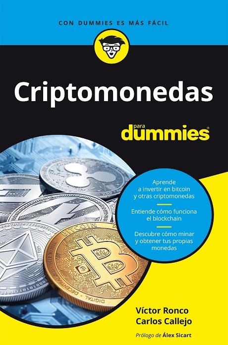 Criptomonedas para dummies | 9788432905926 | Ronco Viladot, Victor ; Callejo González, Carlos | Librería Castillón - Comprar libros online Aragón, Barbastro