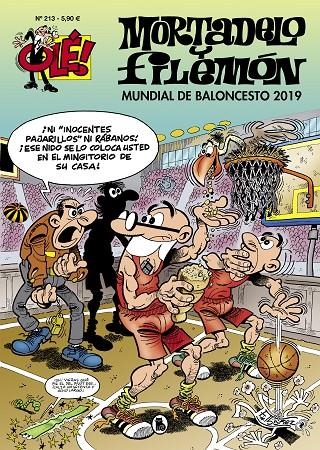 Mundial de baloncesto 2019 (Olé! Mortadelo 213) | 9788402423641 | Francisco Ibáñez | Librería Castillón - Comprar libros online Aragón, Barbastro