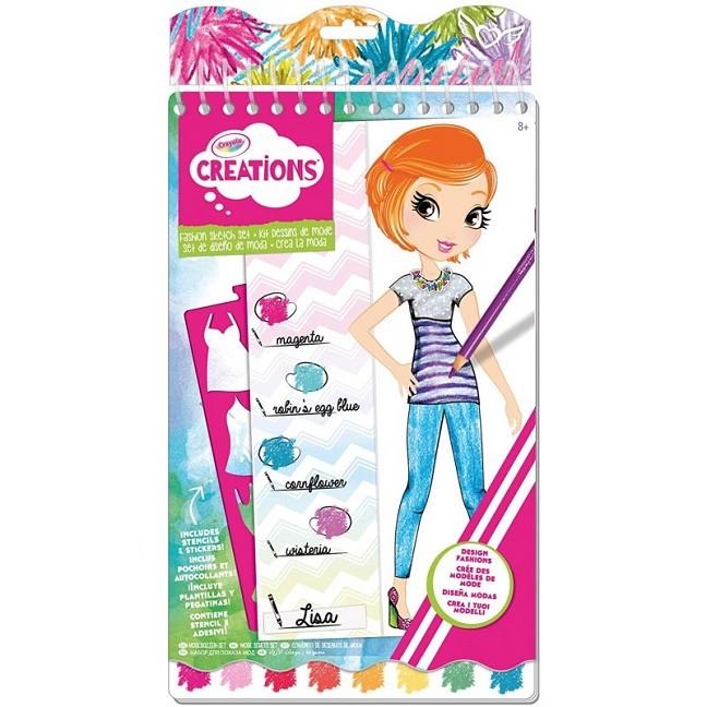 CUADERNO CREA TU MODA - CRAYOLA CREATIONS | 071662044763 | Librería Castillón - Comprar libros online Aragón, Barbastro