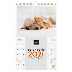 CALENDARIO 2021 PARED FINOCAM 25x40 PERROS Y GATOS | 8422952304326 | Librería Castillón - Comprar libros online Aragón, Barbastro