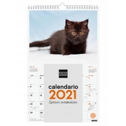 CALENDARIO 2021 PARED FINOCAM 25x40 GATITOS ENTRAÑABLES | 8422952304333 | Librería Castillón - Comprar libros online Aragón, Barbastro