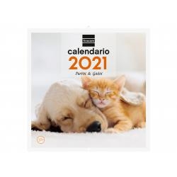 CALENDARIO 2021 PARED FINOCAM 30x30 PERROS Y GATOS | S8422952304500 | Librería Castillón - Comprar libros online Aragón, Barbastro