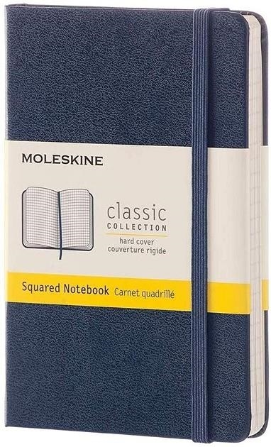 MOLESKINE LIBRETA CLASICA TAPA DURA PEQUEÑA 9X14CM CUADRICULADA AZUL ZAFIRO | 8051272893724 | MOLESKINE | Librería Castillón - Comprar libros online Aragón, Barbastro