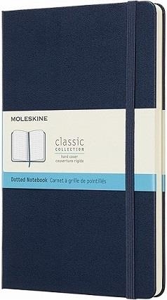 MOLESKINE LIBRETA CLASICA TAPA DURA LARGE 13X21CM PUNTEADA AZUL ZAFIRO | 8058341715437 | MOLESKINE | Librería Castillón - Comprar libros online Aragón, Barbastro