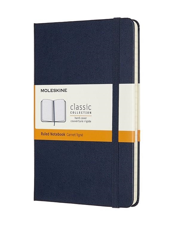 MOLESKINE LIBRETA CLASICA TAPA DURA MEDIANA 11.5X18CM CUADRICULADA AZUL ZAFIRO | 8058647626673 | MOLESKINE | Librería Castillón - Comprar libros online Aragón, Barbastro