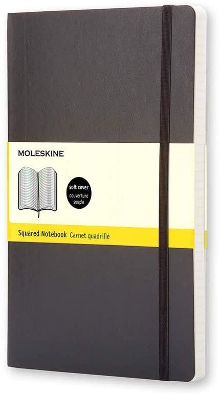 MOLESKINE LIBRETA CLASICA TAPA BLANDA LARGE 13X21CM CUADRICULA NEGRO | 9788883707186 | MOLESKINE | Librería Castillón - Comprar libros online Aragón, Barbastro