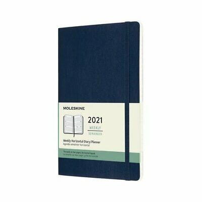 MOLESKINE AGENDA 2021 LARGE TAPA BLANDA 13X21CM SEMANA VISTA HORIZONTAL AZUL ZAFIRO | 8053853606730 | MOLESKINE | Librería Castillón - Comprar libros online Aragón, Barbastro