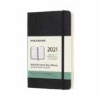 MOLESKINE AGENDA 2021 PEQUEÑA TAPA DURA 9X14CM SEMANA VISTA HORIZONTAL AZUL ZAFIRO | 8053853606723 | MOLESKINE | Librería Castillón - Comprar libros online Aragón, Barbastro