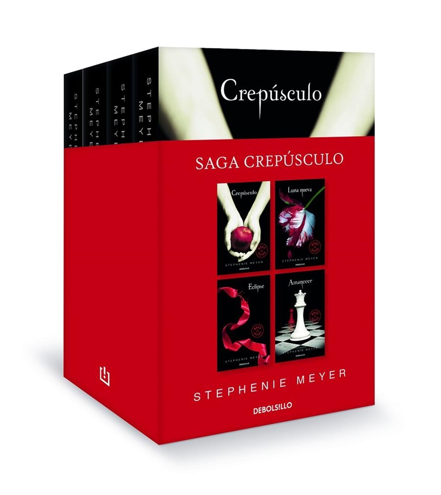 Saga Crepúsculo (edición pack con: Crepúsculo | Luna nueva | Eclipse | Amanecer) | 9788466356947 | Stephenie Meyer | Librería Castillón - Comprar libros online Aragón, Barbastro