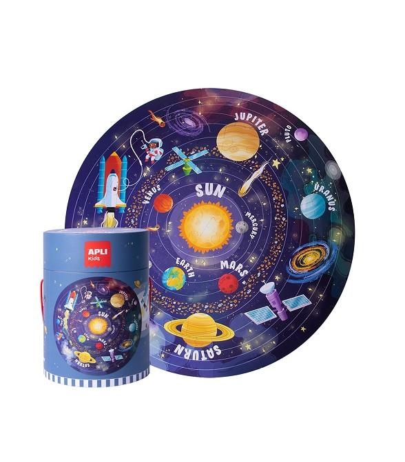 PUZZLE CIRCULAR SISTEMA SOLAR 48 PIEZAS APLI 18200 | 8410782182009 | Librería Castillón - Comprar libros online Aragón, Barbastro