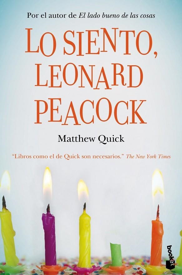 Lo siento, Leonard Peacock | 9788467041330 | Quick, Matthew | Librería Castillón - Comprar libros online Aragón, Barbastro