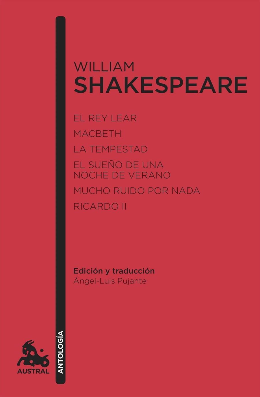 William Shakespeare. Antología | 9788467047295 | Shakespeare, William | Librería Castillón - Comprar libros online Aragón, Barbastro