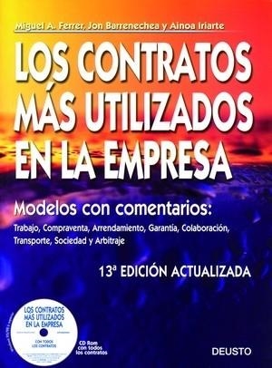 CONTRATOS MAS UTILIZADOS EN LA EMPRESA 2008 | 9788423426218 | AA. VV. | Librería Castillón - Comprar libros online Aragón, Barbastro