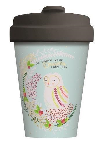 VASO BAMBÚ 400 ML : BAMBOO CUP OWL DREAMS GOLD | 4260375689347 | Librería Castillón - Comprar libros online Aragón, Barbastro