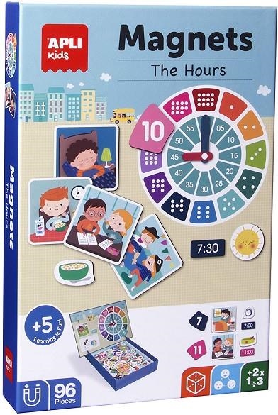 CAJA JUEGO MAGNETICO LAS HORAS  APLI KIDS 18573 | 8410720185734 | Librería Castillón - Comprar libros online Aragón, Barbastro