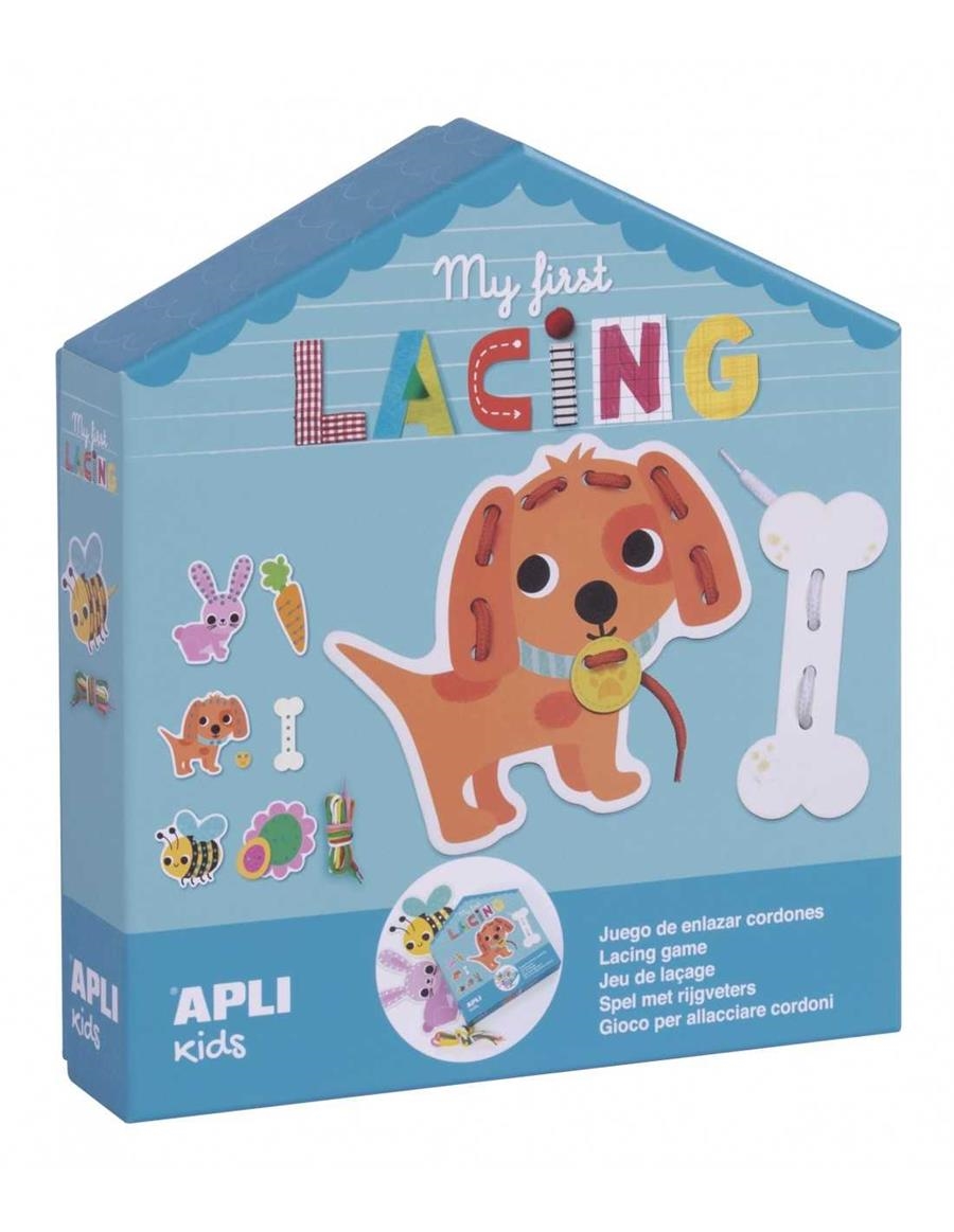 CAJA JUEGO ENLAZAR CORDONES MY FIRST LACING  APLI KIDS 17560 | 8410720175605 | Librería Castillón - Comprar libros online Aragón, Barbastro