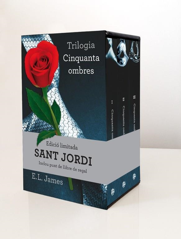 Trilogia Cinquanta ombres (edició limitada Sant Jordi) | 9788401389016 | James, E.L. | Librería Castillón - Comprar libros online Aragón, Barbastro