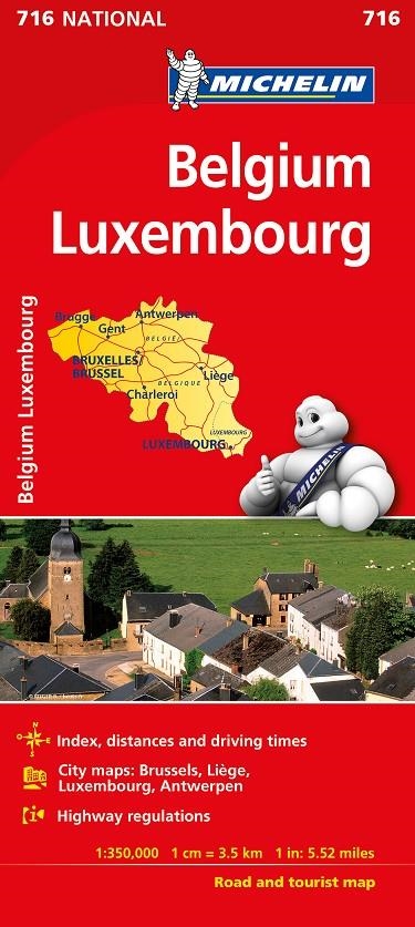 Mapa National Bélgica Luxemburgo | 9782067170698 | Varios autores | Librería Castillón - Comprar libros online Aragón, Barbastro