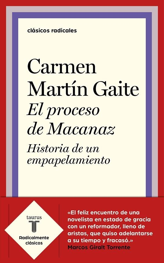 El proceso de Macanaz | 9788430622511 | Carmen Martín Gaite | Librería Castillón - Comprar libros online Aragón, Barbastro