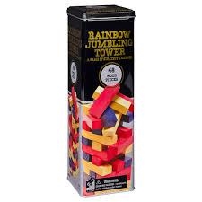 JENGA ARCOIRIS JUEGO DE MESA EN LATA 48 PZAS | 8432752025895 | Librería Castillón - Comprar libros online Aragón, Barbastro